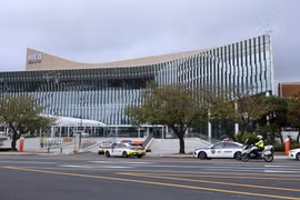 Địa điểm tổ chức Hội nghị cấp cao APEC 2025 tại Trung tâm Hội nghị Hwabaek ở Gyeongju (Hàn Quốc). Ảnh: Khánh Vân/TTXVN