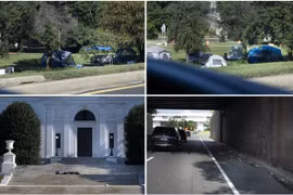 Tổng thống Trump muốn di dời người vô gia cư khỏi thủ đô Washington