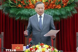 Tổng Bí thư Tô Lâm phát biểu. Ảnh: Thống Nhất/TTXVN