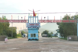 Hạ tầng Cụm công nghiệp Nhơn Tân 1 đã được đầu tư đồng bộ, có nhiều nhà đầu tư thứ cấp thuê đất thực hiện dự án. Ảnh: T.Sỹ