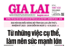Báo Gia Lai số thứ sáu ngày 19-9-2025
