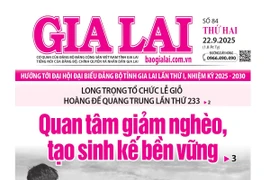 Báo Gia Lai số thứ hai ngày 22-9-2025