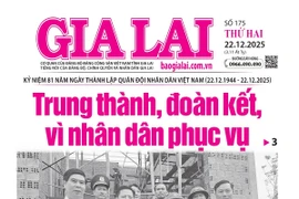 Báo Gia Lai số thứ hai ngày 22-12-2025