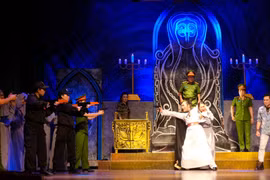 Vở ca kịch bài chòi trò chơi của quỷ: Tôn vinh chiến sĩ công an, cảnh tỉnh kẻ lầm lạc