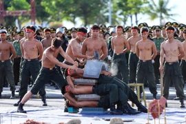 Mãn nhãn với những màn biểu diễn võ thuật của lực lượng Công an Nhân dân