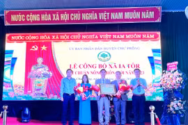 Xã Ia Tôr đạt chuẩn nông thôn mới