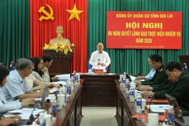 Đảng ủy Quân sự tỉnh Gia Lai ra Nghị quyết lãnh đạo thực hiện nhiệm vụ năm 2026