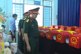 Kiểm tra công tác chuẩn bị Lễ viếng, truy điệu và an táng hài cốt liệt sĩ tại xã Ia Boòng, tỉnh Gia Lai.