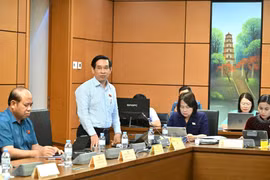 Đại biểu Quốc hội tỉnh tham gia thảo luận tổ về dự án Luật An ninh mạng và Luật Bảo vệ bí mật nhà nước (sửa đổi).