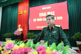 Quân khu 5 tập huấn cho 240 cán bộ, chỉ huy các cơ quan, đơn vị.