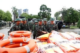 Tổng luyện tập cơ động lực lượng, phương tiện phòng chống thiên tai-tìm kiếm cứu nạn và phòng thủ dân sự.