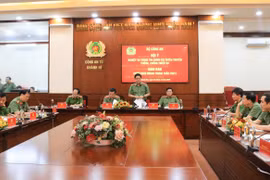 Chương trình hội ý nghiệp vụ thông tin chính trị tuyên truyền phòng - chống thiên tai và giao ban Chiến dịch Quang Trung tuần thứ 3.