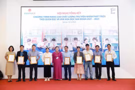 Tổng kết chương trình nâng cao chất lượng thư viện giai đoạn 2021-2025.