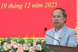 Đoàn đại biểu Quốc hội tỉnh tiếp xúc cử tri phường Pleiku.