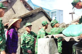 Phường Quy Nhơn Đông rà soát chặt chẽ các trường hợp bị thiệt hại do cơn bão số 13.