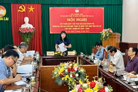 Hội nghị góp ý dự thảo Báo cáo chính trị trình Đại hội đại biểu MTTQ Việt Nam tỉnh lần thứ I. 