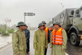 Bí thư Tỉnh ủy Thái Đại Ngọc kiểm tra, chỉ đạo công tác ứng phó mưa lũ.