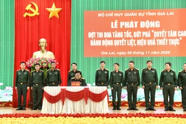 Bộ CHQS tỉnh phát động thi đua "Quyết tâm cao, hành động quyết liệt, hiệu quả thiết thực".