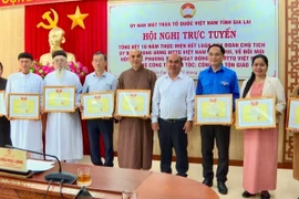 Gia Lai: Tổng kết 10 năm về đổi mới nội dung, phương thức hoạt động của MTTQ Việt Nam trong công tác dân tộc, tôn giáo.