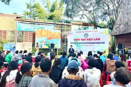 Pleiku: 200 lao động tham gia ngày hội việc làm tại làng Ơp.