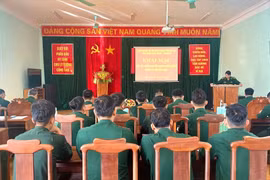 Bộ đội Biên phòng tỉnh Gia Lai tập huấn cán bộ khung huấn luyện chiến sĩ mới năm 2026.