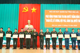 Bộ CHQS tỉnh Gia Lai tổ chức hội nghị quân chính năm 2025.