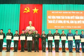 Bộ CHQS tỉnh Gia Lai tổ chức hội nghị quân chính năm 2025.