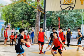 Giải bóng rổ các câu lạc bộ thanh-thiếu niên trong khuôn khổ Ngày hội văn hóa thể thao thanh niên Gia Lai năm 2025.