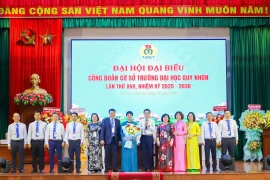 Ban Chấp hành Công đoàn Trường ĐH Quy Nhơn khóa XVII.
