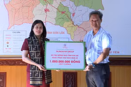 Trung Nam Group hỗ trợ tỉnh Gia Lai 1 tỷ đồng khắc phục hậu quả mưa lũ 