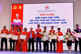 Biểu dương 13 tập thể, 20 cá nhân tiêu biểu trong phong trào thi đua yêu nước của tổ chức Chữ thập đỏ giai đoạn 2020-2025.