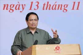 Thủ tướng Phạm Minh Chính chủ trì hội nghị khắc phục hậu quả thiên tai khu vực miền Trung.