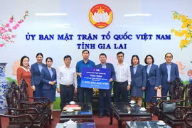 MB trao 3 tỷ đồng hỗ trợ Gia Lai khắc phục hậu quả bão lũ