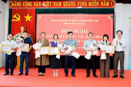 Khen thưởng 1 chi bộ và 8 đảng viên “Hoàn thành xuất sắc nhiệm vụ”