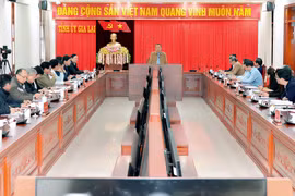 Phó Bí thư Thường trực Tỉnh ủy Châu Ngọc Tuấn: Làm việc với lãnh đạo các cơ quan khối Đảng tỉnh