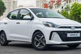 Ô tô máy xăng giá rẻ nhất Việt Nam: Hyundai Grand i10 bán gấp đôi Toyota Wigo