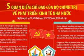 Năm quan điểm chỉ đạo của Bộ Chính trị về phát triển kinh tế nhà nước