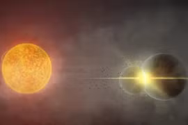 Điều xảy ra với Trái Đất 4,5 tỉ năm trước vừa lặp lại giữa trời?