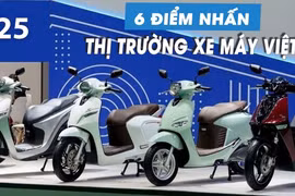 6 điểm nhấn thị trường xe máy Việt Nam năm 2025