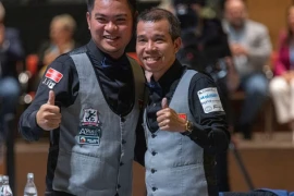 Đánh bại chủ nhà Đức, Quyết Chiến và Thanh Tự vô địch billiards carom thế giới