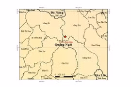 Quảng Ngãi: Động đất có độ lớn 3,9 xảy ra tại xã Măng Bút