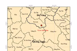 Liên tiếp xảy ra 5 trận động đất ở thành phố Đà Nẵng và tỉnh Quảng Ngãi