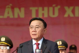 Thường trực Ban Bí thư dự Lễ xuất quân bảo vệ Đại hội lần thứ XIV của Đảng