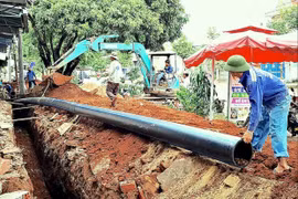 Tăng tốc mở rộng cấp nước sạch đô thị