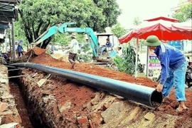Tăng tốc mở rộng cấp nước sạch đô thị