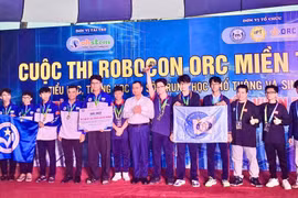 Học sinh Trường Tiểu học, THCS và THPT Sao Việt giành giải nhất Robocon ORC khu vực miền Trung.