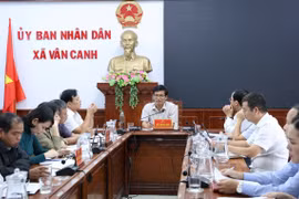 Xã Vân Canh, Canh Vinh triển khai công tác bầu cử nghiêm túc, trách nhiệm.