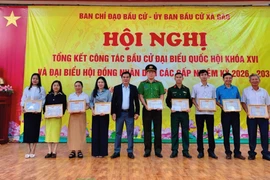 Xã Gào tổng kết bầu cử đại biểu Quốc hội và HĐND các cấp, khen thưởng 10 tập thể, 31 cá nhân.