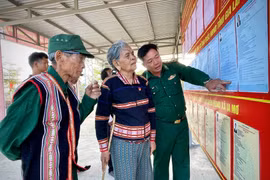 Bộ đội Biên phòng lan tỏa không khí bầu cử nơi biên giới