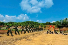 Ban Chỉ huy phòng thủ khu vực 3 - Thống Nhất phát động đợt thi đua cao điểm.